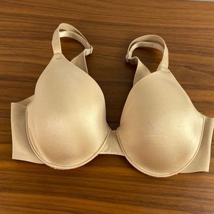 Soma Vanishing Back Full Coverage underwire nude bra, size 34C.